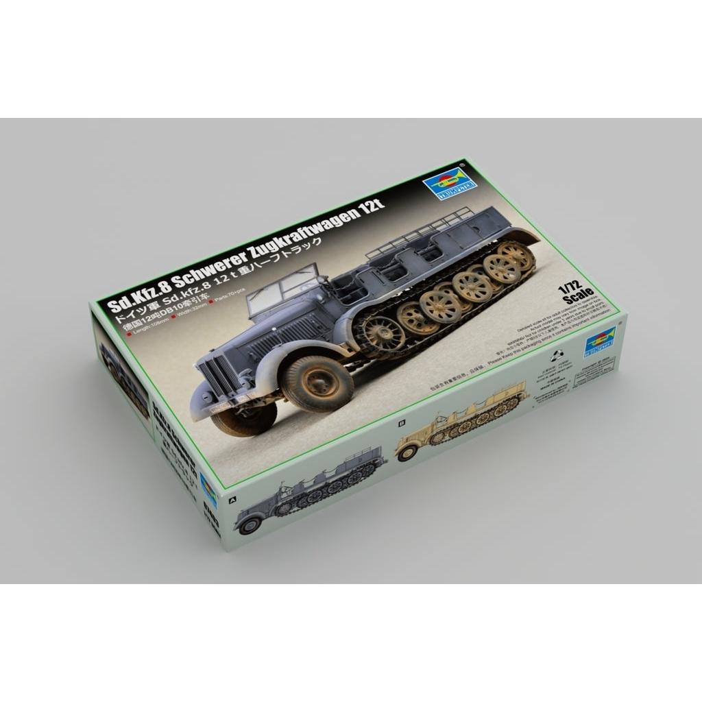 1/72 Sd.Kfz.8 Schwerer Zugkraftwagen 12T Plastic Model Kit