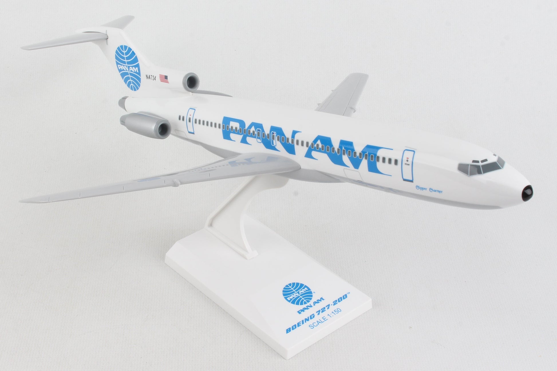 SKR1066 SKYMARKS PAN AM 727-200 1/150 CLIPPER CHARMER REG#N4734