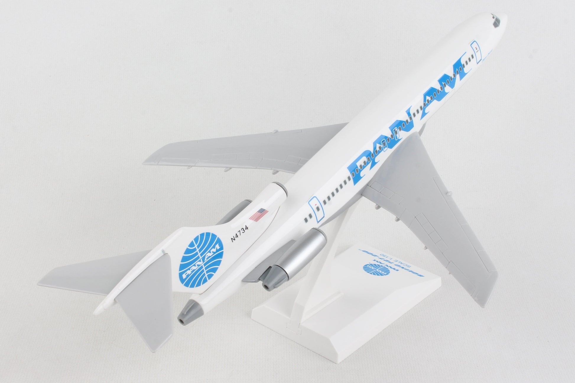 SKR1066 SKYMARKS PAN AM 727-200 1/150 CLIPPER CHARMER REG#N4734